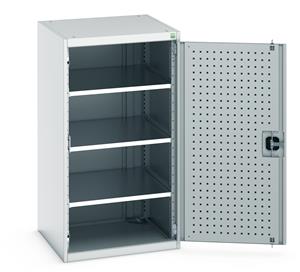 Bott Industial Tool Cupboards with Shelves Bott Perfo Door Cupboard 650Wx650Dx1200mmH - 3 Shelves